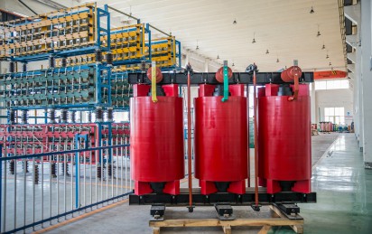 為常州博瑞生產的SVG用干式鐵心串聯電抗器